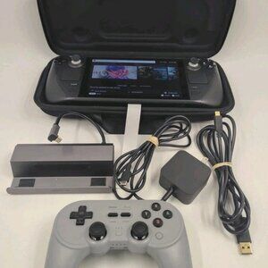 Steam Deck 512GB SSD (Model 1010) – Full Bundle | Dock + Controller + Case